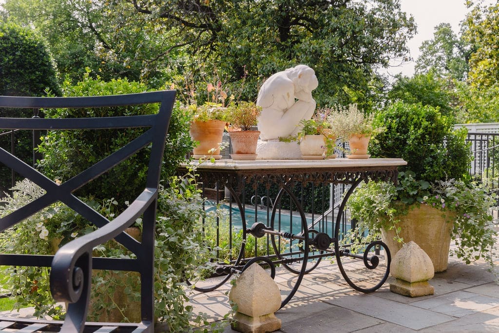 whimsical garden table