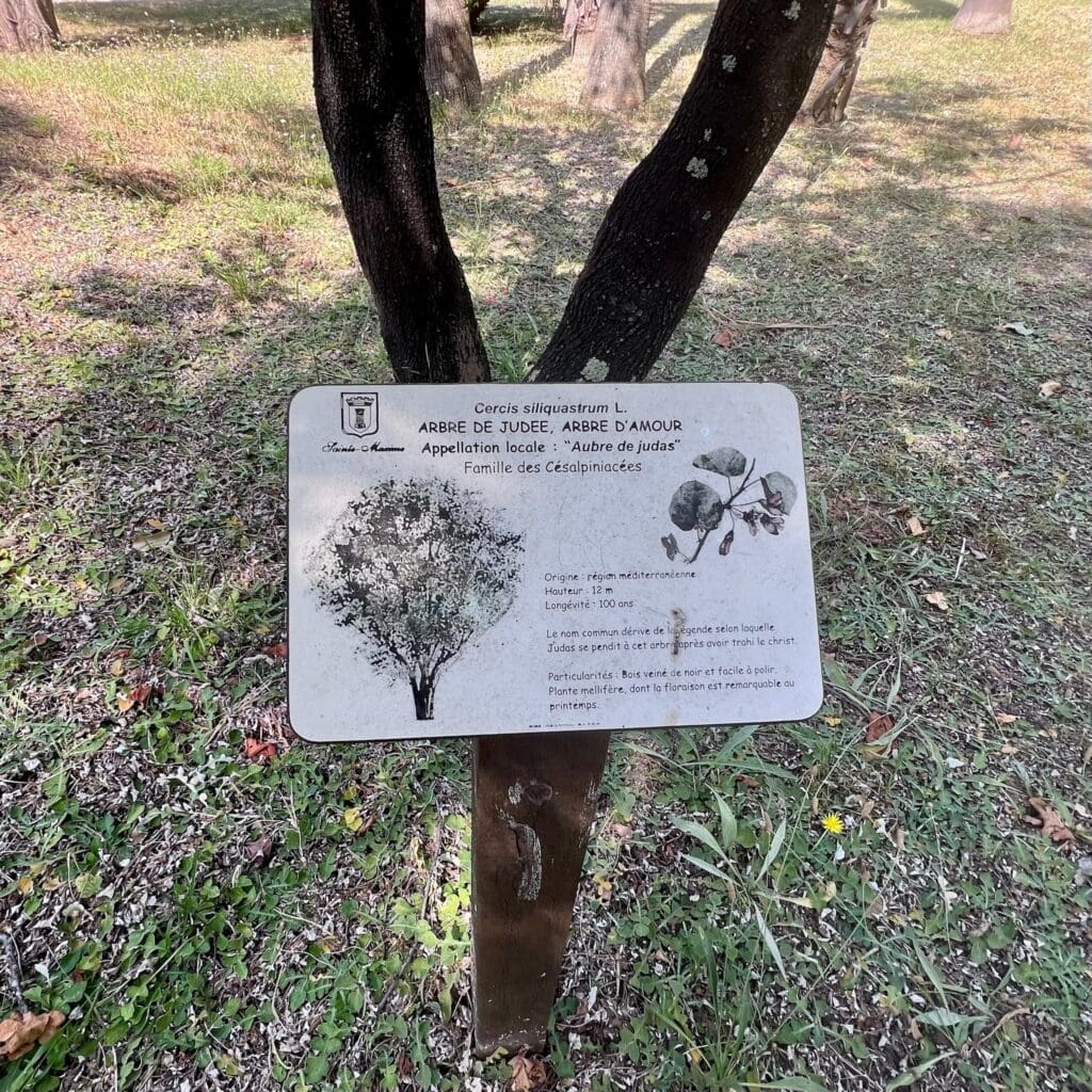 sign at The Myrtle Botanical Garden